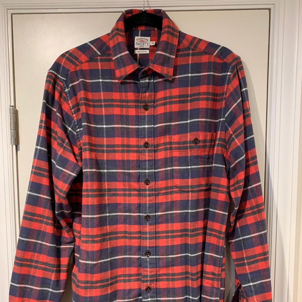 Faherty Brand Stretch Flannel Shirt